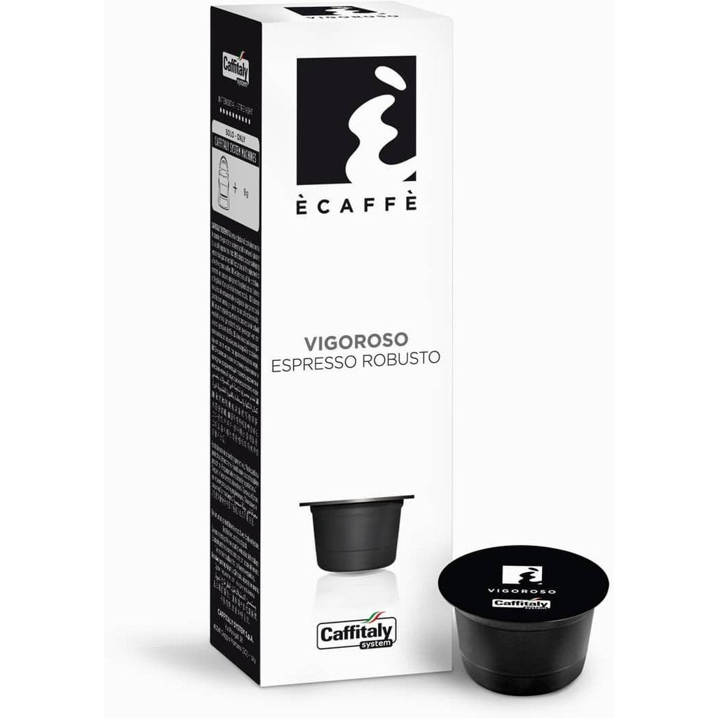 CAFFITALY ECAFFE VIGOROSO COFFEE CAPSULES 100 CAPSULES FREE UK DELIV – AMR  Coffee Pods - Distributors of Lavazza and CaffItaly in the United Kingdom